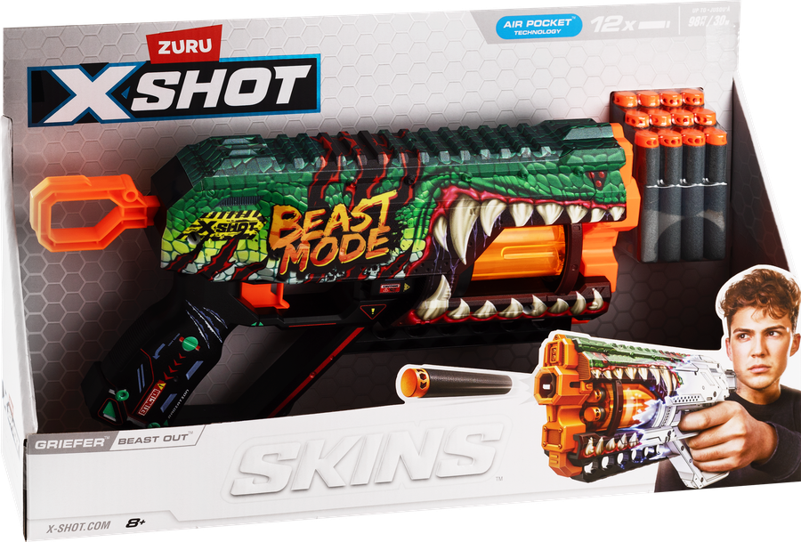Бластер X-SHOT с мягкими снарядами, Арт. 36561, предпросмотр