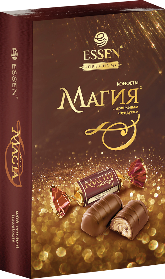 Конфеты ESSEN Магия, с дробленым фундуком, 127г, превью