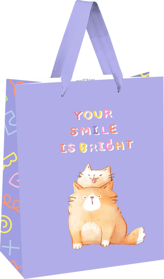 Пакет подарочный MESHU You are special белый крафт, выборочное лакирование, 26х32х12см, предпросмотр