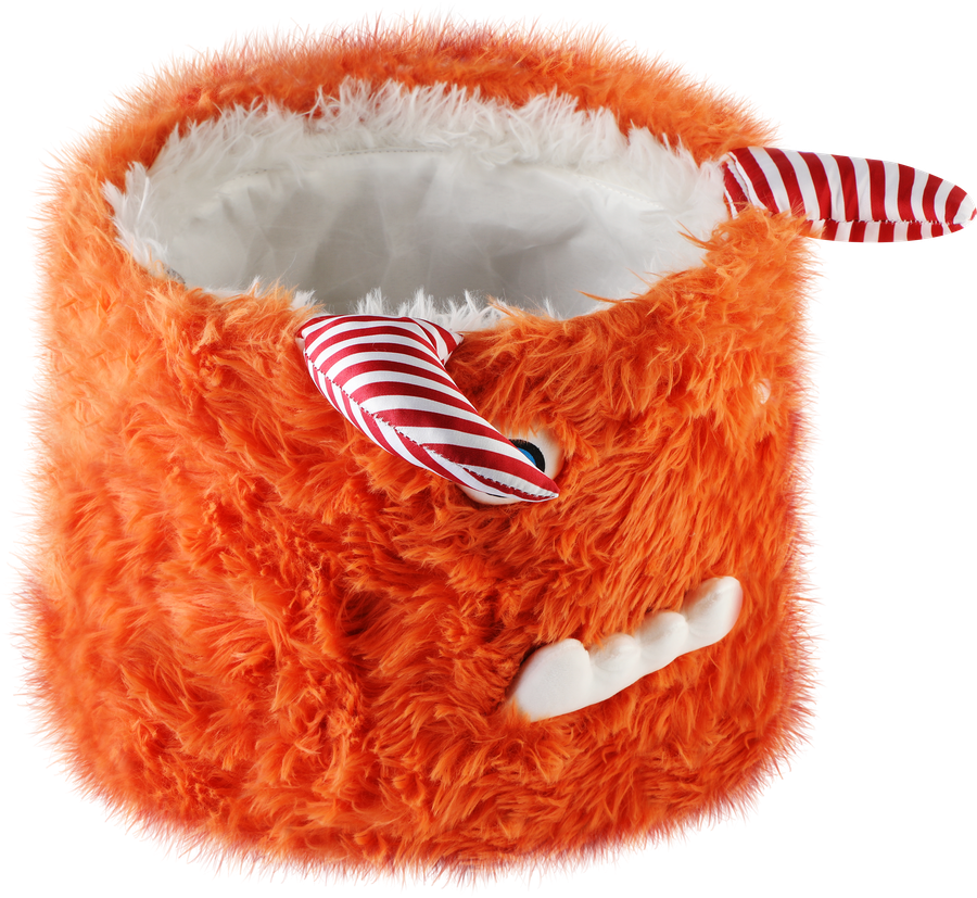 Корзина для хранения HOMECLUB Монстр 27х24см, оранжевый, Арт. LSM-4, превью