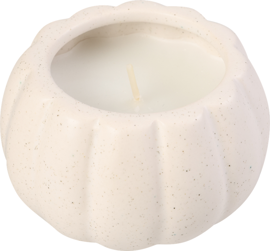 Свеча HOMECLUB Cozy Autumn Тыква с крышкой 7,5х7,5см, керамика, Арт. SWCHA-1, предпросмотр