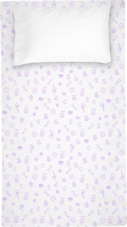Пеленка LITTLE TIMES 75х120см, бязь, предпросмотр