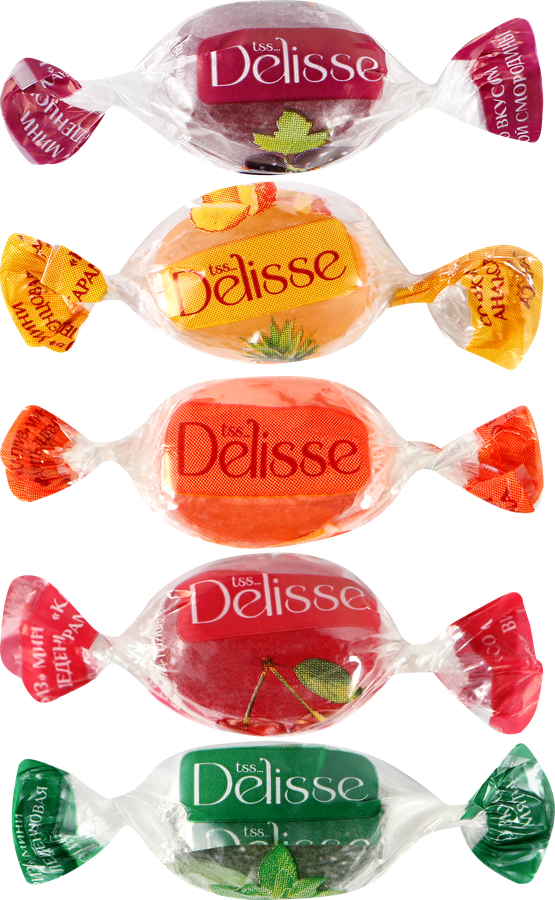 Карамель леденцовая DELISSE Каприз ассорти мини, весовая, предпросмотр