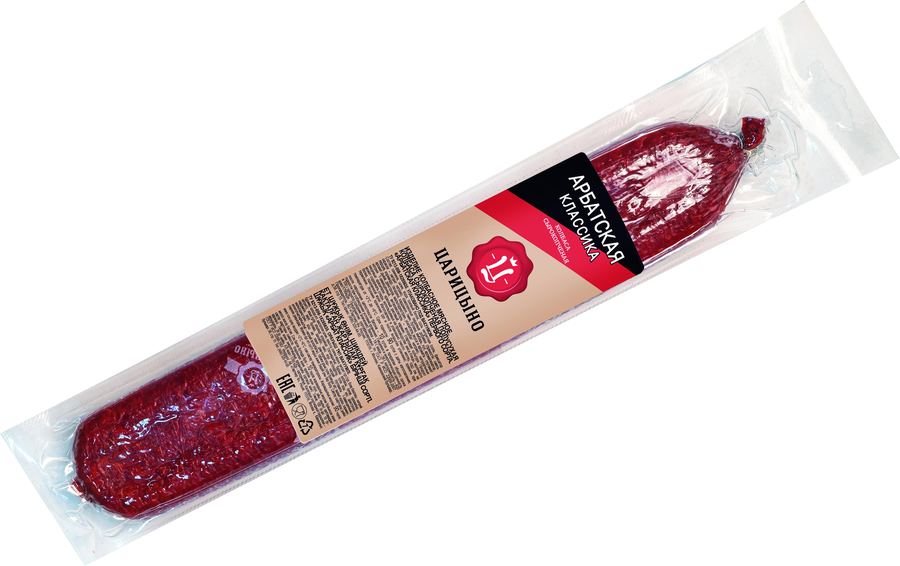 Колбаса сырокопченая ЦАРИЦЫНО Арбатская классика, весовая, превью
