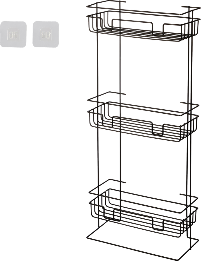 Полка напольная/настенная РЫЖИЙ КОТ Scaffali 29,5x12,5x66см, 3-х ярусная, прямая, Арт. 109116, предпросмотр