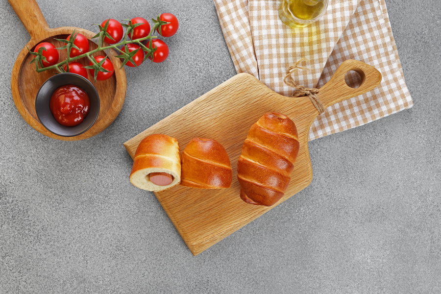 Сосиска в тесте ЛЕНТА FRESH, 90г, предпросмотр
