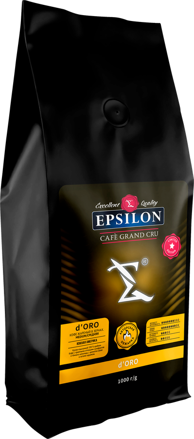 Кофе зерновой EPSILONPRESSO Epsilon D'oro, 1кг, превью