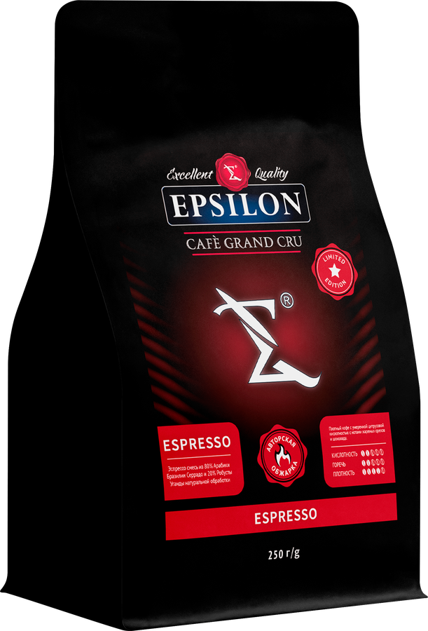 Кофе зерновой EPSILONPRESSO Epsilon Espresso, 250г, превью
