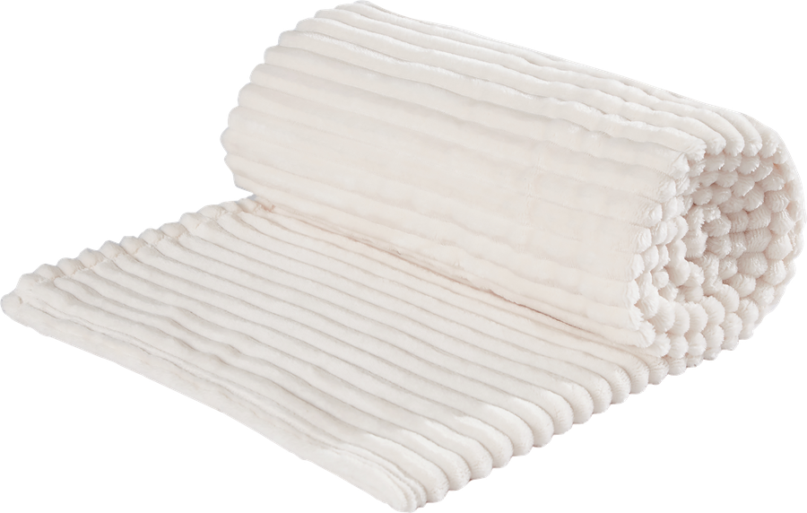 Плед HOMECLUB Light шиншилла 200x220см, цвет молочный, предпросмотр