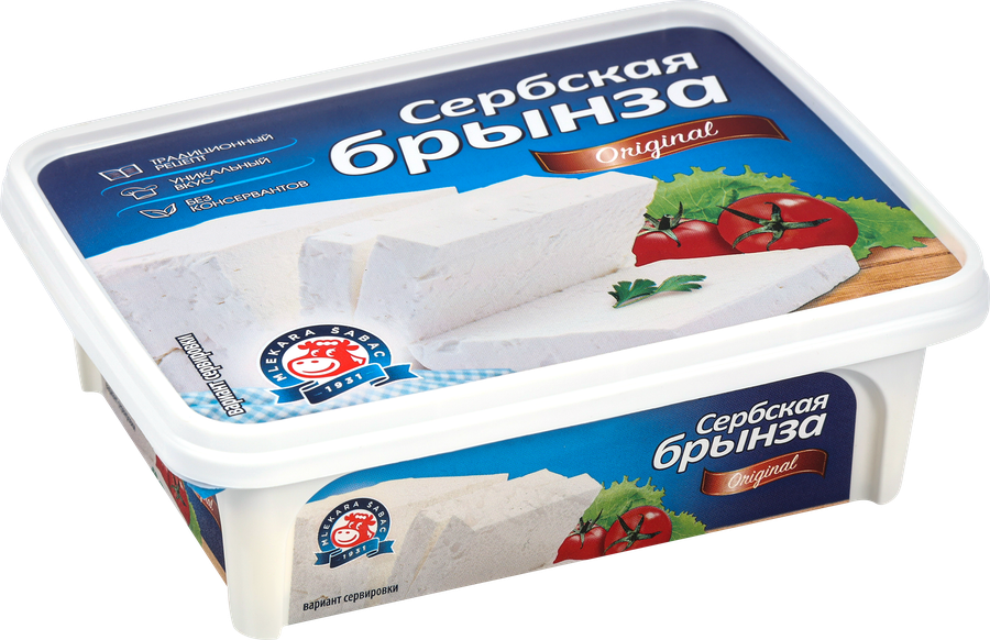 Сыр MLEKARA SABAC Сербская Брынза 40%, без змж, 230г, превью