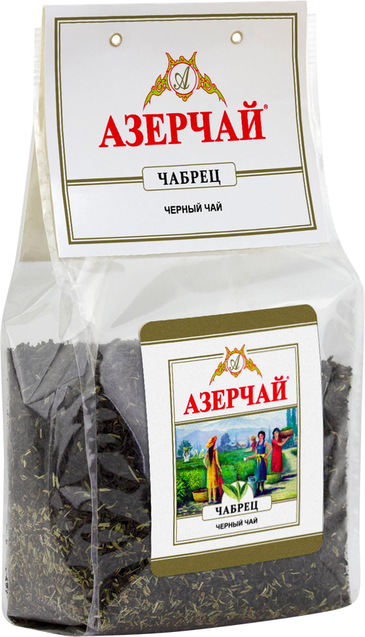 Чай черный АЗЕРЧАЙ с чабрецом, листовой, 400г, превью
