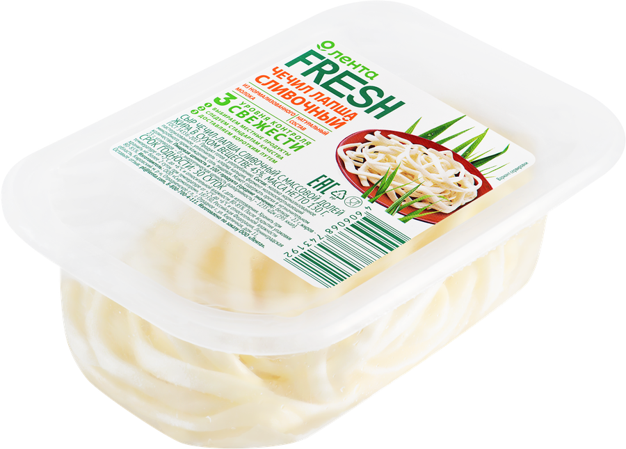 Сыр ЛЕНТА FRESH Чечил-лапша сливочный 45%, без змж, 130г, предпросмотр