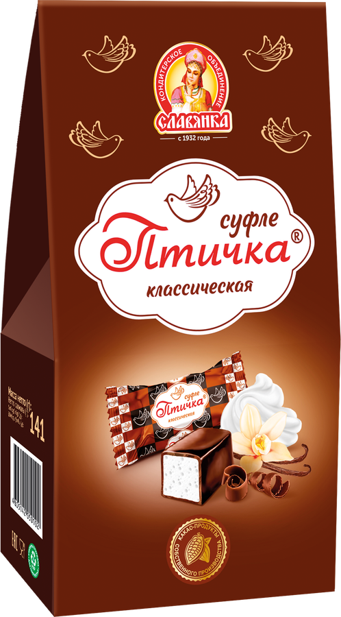 Суфле СЛАВЯНКА Птичка классическая, 141г, предпросмотр