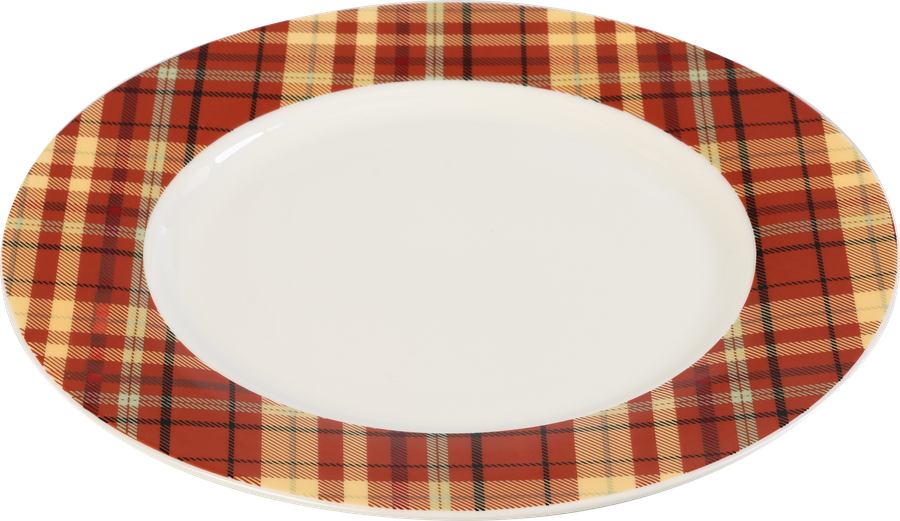 Тарелка десертная HOMECLUB Plaid, 20,2см, фарфор, Арт. ED-p2, предпросмотр