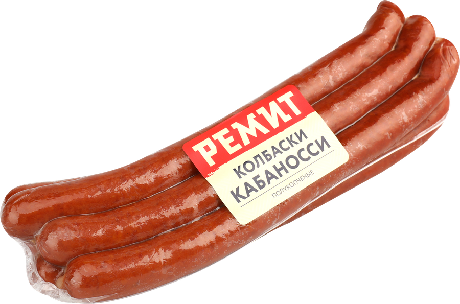 Колбаски полукопченые РЕМИТ Кабаносси, 380г, превью