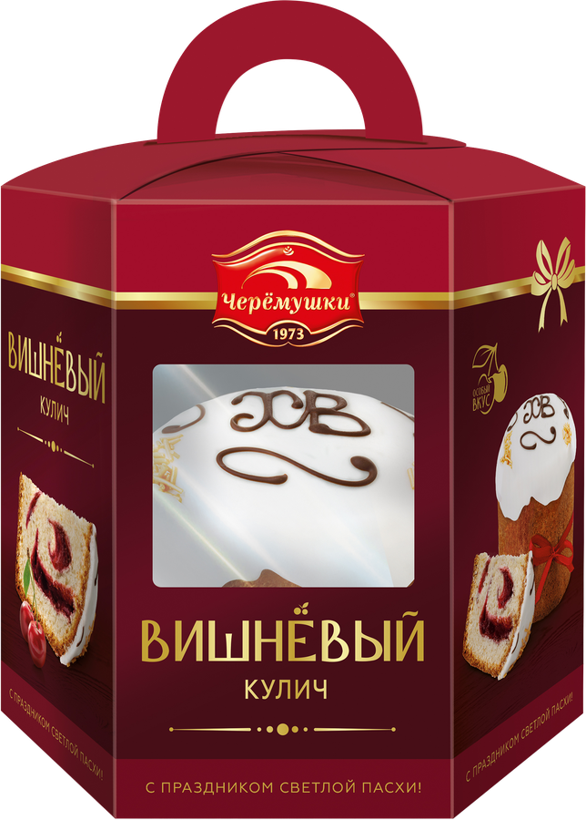 Кулич ЧЕРЕМУШКИ Вишневый, 400г, превью