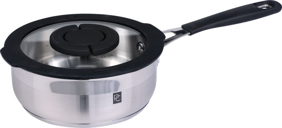 Ковш PLATINUM CHOICE Smart Cook, нержавеющая сталь, силикон, 1.1л, Арт. LF-SS1, превью