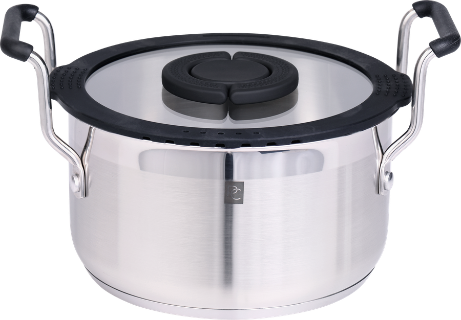 Кастрюля PLATINUM CHOICE Smart Cook, нержавеющая сталь, силикон, 2.4л, Арт. LF-SS2, превью
