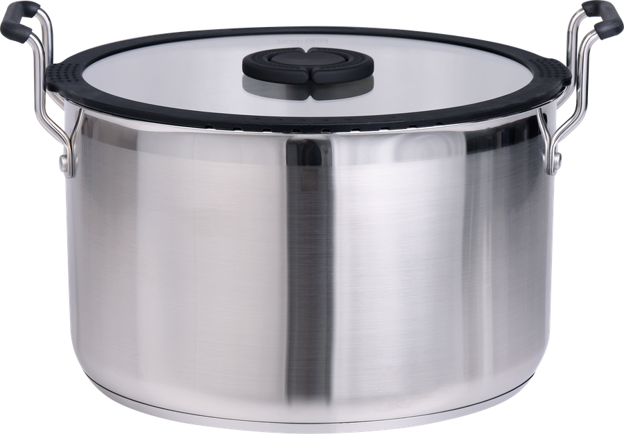 Кастрюля PLATINUM CHOICE Smart Cook, нержавеющая сталь, силикон, 10л, Арт. LF-SS6, превью