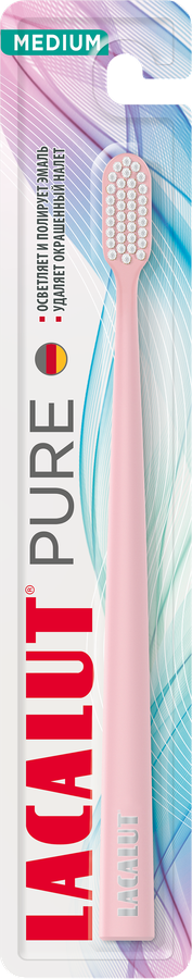 Зубная щетка LACALUT Pure средней жесткости, предпросмотр