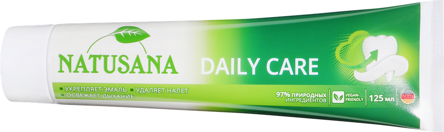 Зубная паста NATUSANA Daily care, 125мл, предпросмотр