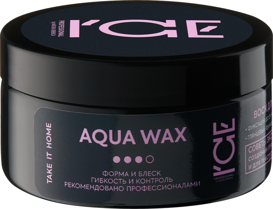 Воск для укладки волос ICE PROFESSIONAL Aqua Hair Wax, 100мл, превью