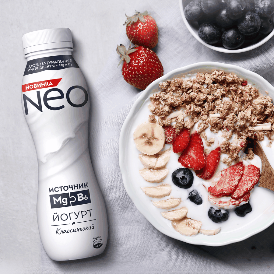 Йогурт питьевой NEO Классический 1,8%, без змж 260г, предпросмотр