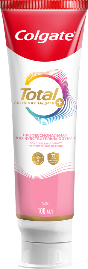 Зубная паста COLGATE Total Активная защита+Профессиональная для чувствительных зубов, 100мл, превью