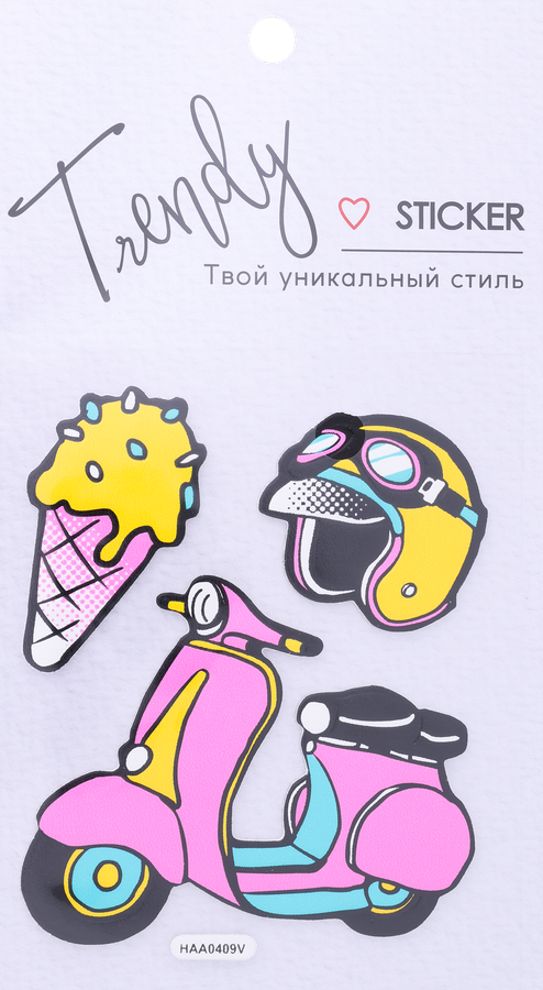 Набор стикеров КРОК&ДИЛЛИ Trendy 18х10,7см, Арт. HAA0400, предпросмотр