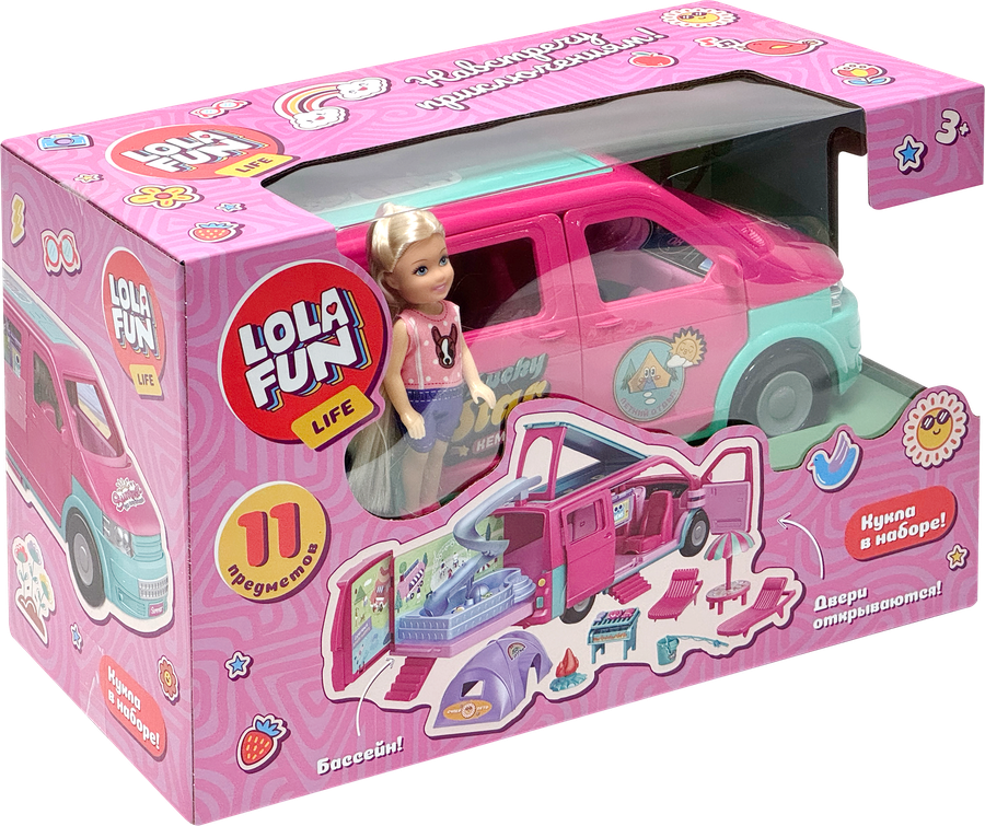 Набор игровой LOLAFUN Кемпинг, Арт. KB001368, превью