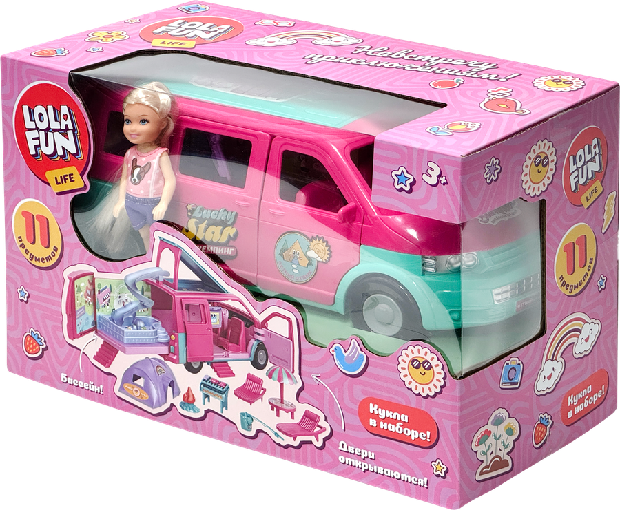 Набор игровой LOLAFUN Кемпинг, Арт. KB001368, превью