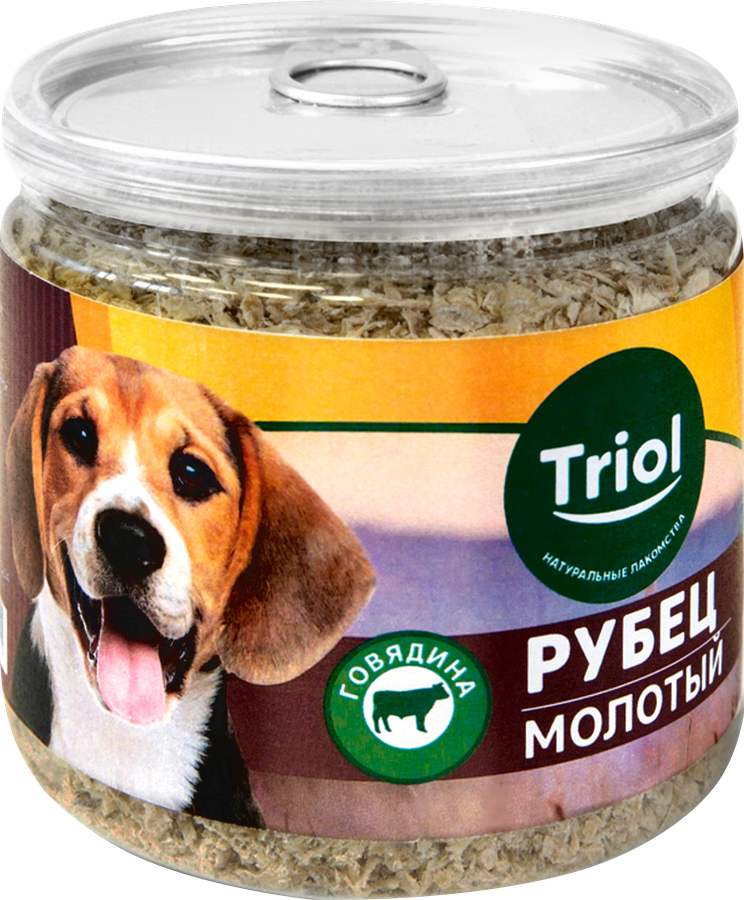 Лакомство для собак TRIOL Рубец говяжий молотый, 100г, предпросмотр