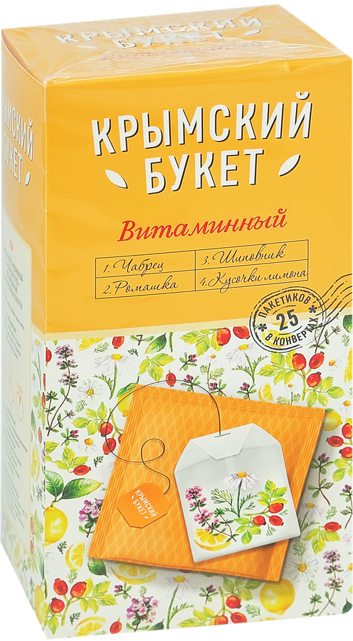 Напиток чайный КРЫМСКИЙ БУКЕТ Витаминный, 25пак, превью