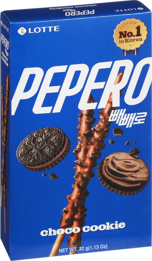 Соломка PEPERO Choco Cookie, в глазури с крошками печенья, 32г, превью