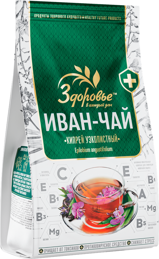 Напиток чайный ЗДОРОВЬЕ Иван-чай Кипрей узколистный цельнолистовой, 50г, предпросмотр
