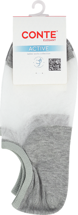 Носки женские CONTE Active р. 23, 25, 27, серые, Арт. 18С-4СП, фотография