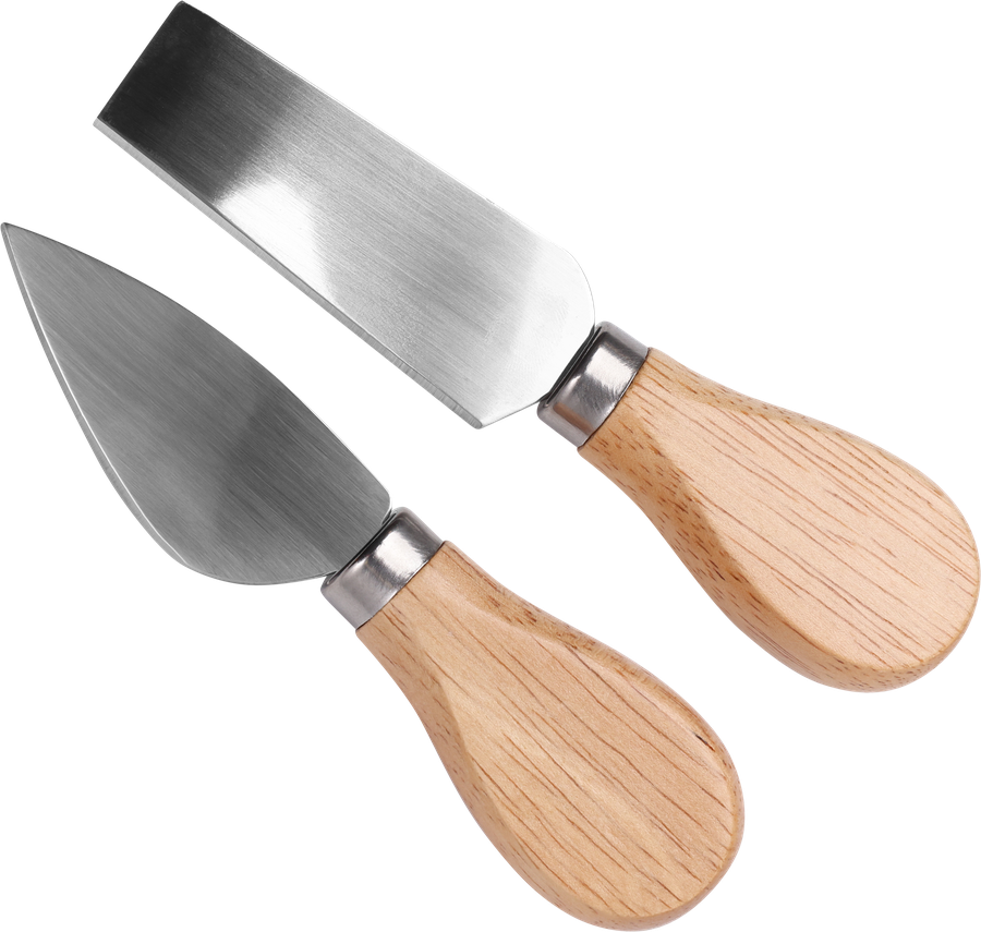 Набор для сыра HOMECLUB Dual 4 предмета: 2 доски + 2 ножа, бамбук, нержавеющая сталь, Арт. RLNY-2, превью