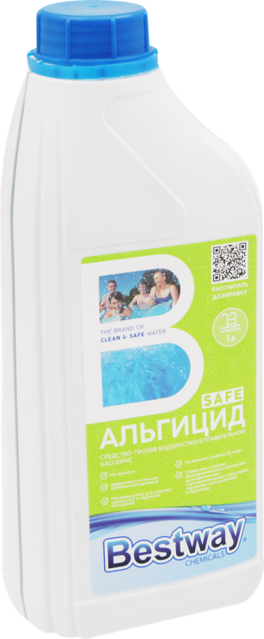 Альгицид для бассейна BESTWAY CHEMICALS Непенящийся, против водорослей, Арт. B1909211, 1л, предпросмотр