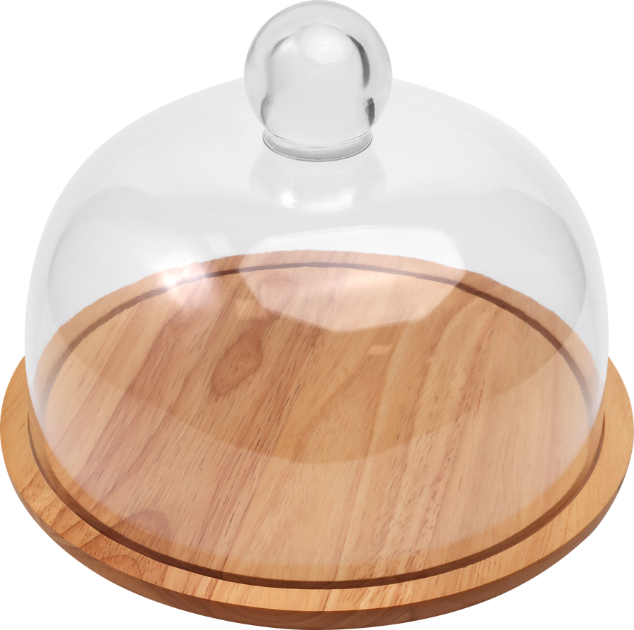 Блюдо HOMECLUB Wood, с крышкой, 23см, дерево, Арт. NYWC-2, превью