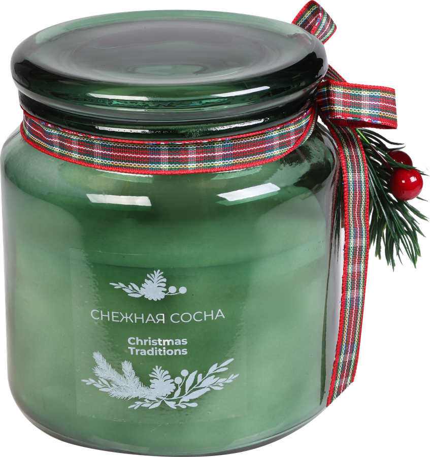 Свеча ароматическая HOMECLUB Сhristmas, 10см, воск, Арт. KW11224, превью