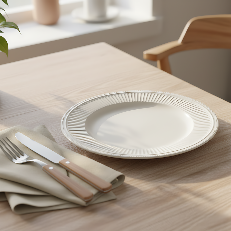 Тарелка обеденная HOMECLUB Christmas Traditions Green 27см, фарфор, Арт. 490E-016-773, предпросмотр