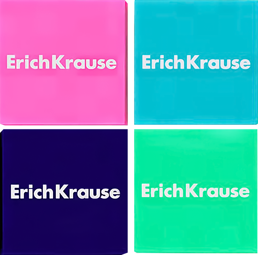 Ластик ERICHKRAUSE Panda Hugs, супермягкий квадратной формы, предпросмотр