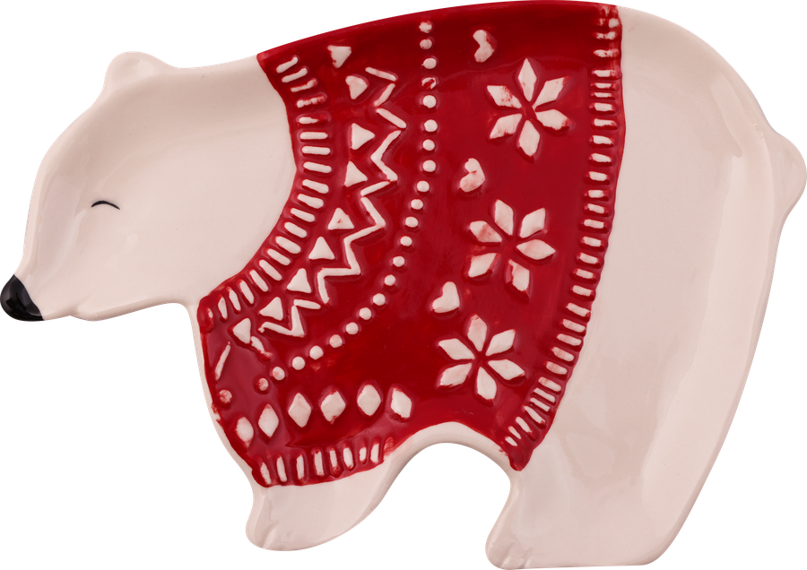 Тарелка сервировочная HOMECLUB Teddy-Bear 20см, фарфор, Арт. 256040/256041, превью