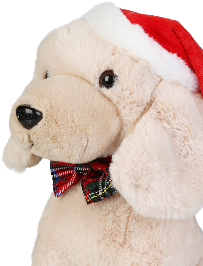 Игрушка мягкая BIGGA Собачка новогодняя, 30см, Арт. M2108430, превью
