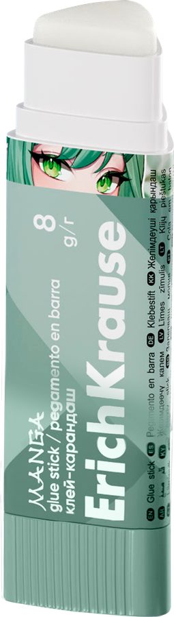Клей-карандаш ERICHKRAUSE Prism Manga, в ассортименте, 8г, предпросмотр