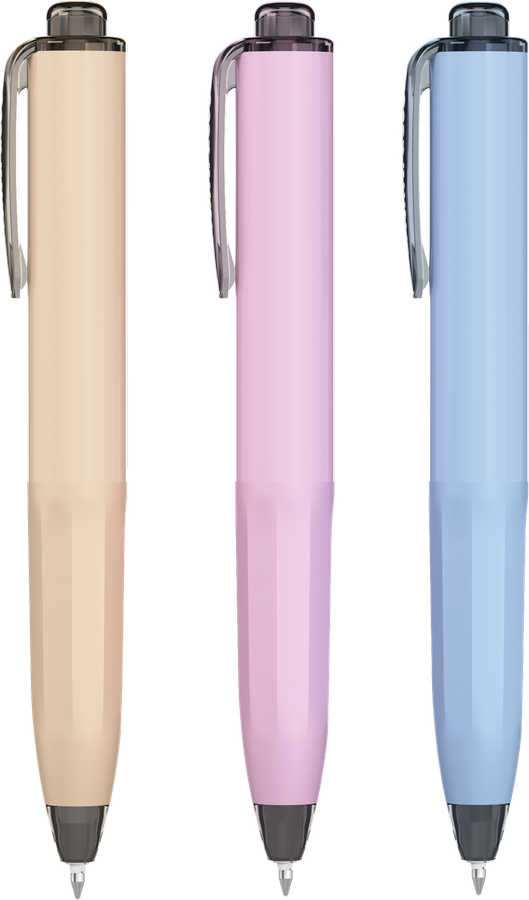 Ручка шариковая ERICHKRAUSE Poсket Pen Matic&Grip Yummy 0.5, автоматическая, синий, предпросмотр