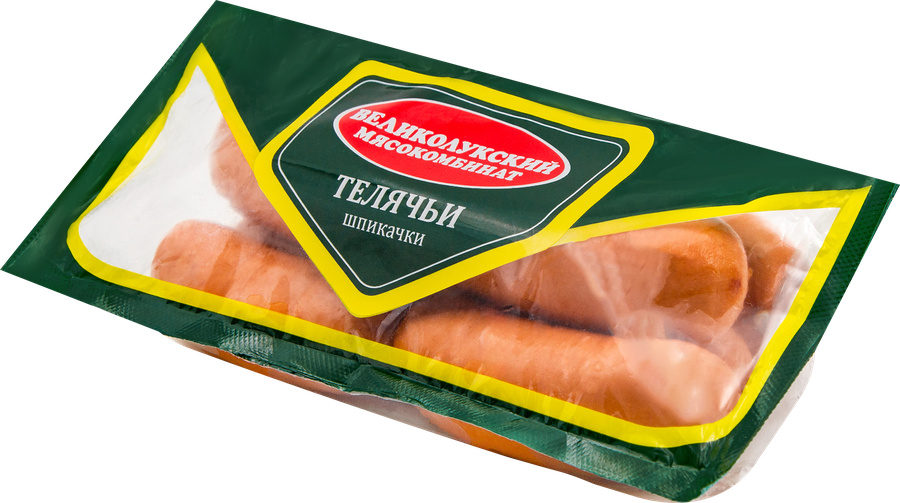 Шпикачки МК ВЕЛИКОЛУКСКИЙ Телячьи, категория А, весовые, предпросмотр
