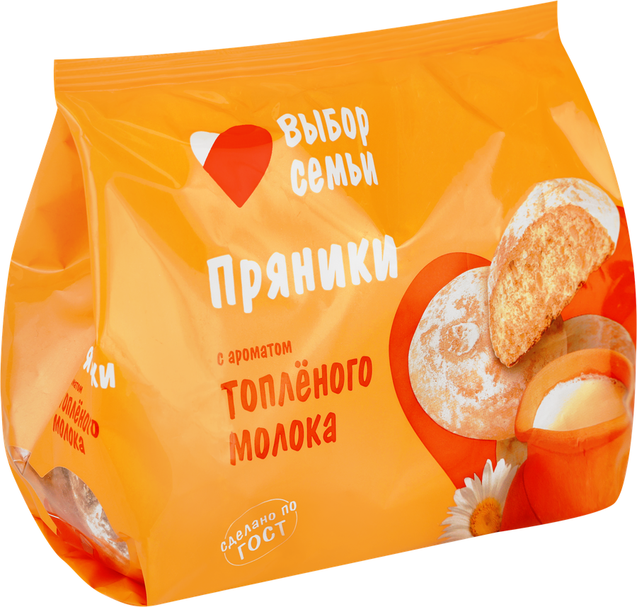 Пряники ВЫБОР СЕМЬИ с ароматом топленого молока, 300г, предпросмотр