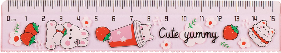 Набор чертежный MESHU Cute Kittens, линейка 15см, транспортир, 2 треугольника, предпросмотр