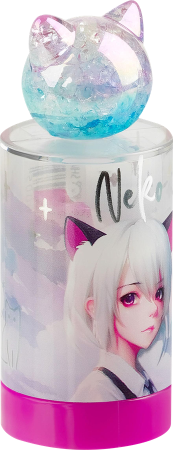 Точилка MESHU Neko, пластиковая, 1 отверстие, в ассортименте, превью